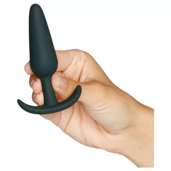 Amaysin - juego de plugs anales de silicona (negro y verde) - 3 uds.