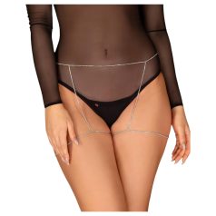   Obsessive Bijou 905 - arnés corporal joya (plata) - Tallas S-L