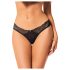 Obsessive Bella Rou - bragas florales (negras) - M/L