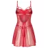 Obsessive Gifty - conjunto de babydoll y tanga (rojo)