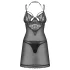 Obsessive Matildea - conjunto de camisón y tanga (negro)