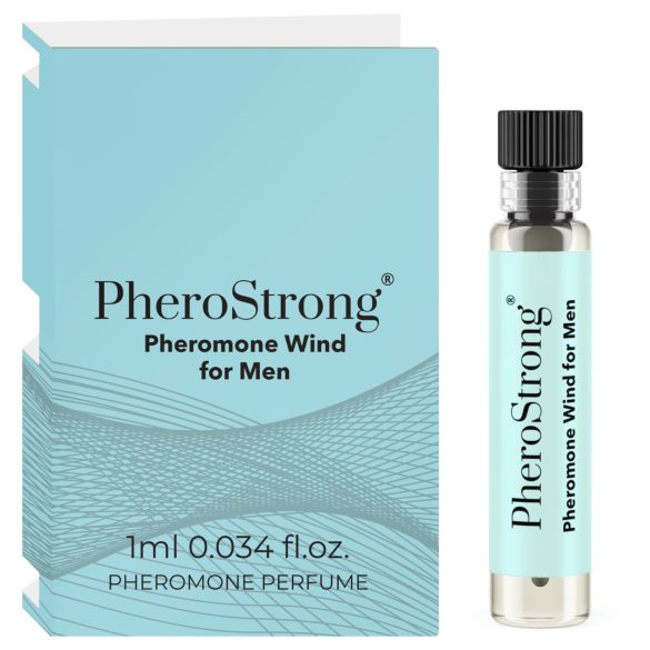 PheroStrong Wind - Perfume con feromonas para hombres (1 ml)