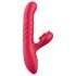 Sweet Play - Vibrador 2 en 1 con función empuje y estimulador de clítoris - rosa
