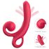Vibrador rojo con brazo para clítoris Sweet Play A4