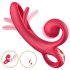 Vibrador rojo con brazo para clítoris Sweet Play A4