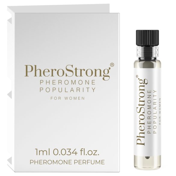 PheroStrong Popularidad - Perfume de feromonas para mujeres (1 ml)