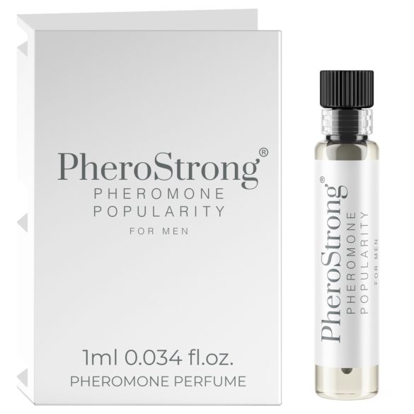 PheroStrong Popularidad - Perfume con Feromonas para Hombres (1 ml)