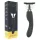 Erospace Sweet Play - Vibrador 2 en 1 para clítoris con lengua y succión (negro)