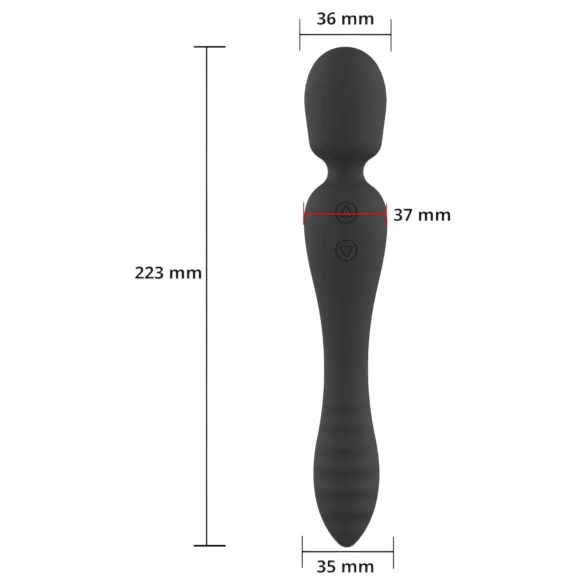 Sweet Play - vibrador masajeador y punto G - silicona negra