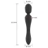 Sweet Play - vibrador masajeador y punto G - silicona negra