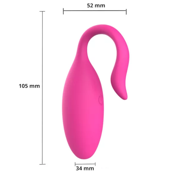 Sweet Play - huevo vibrador inteligente - control remoto - rosa