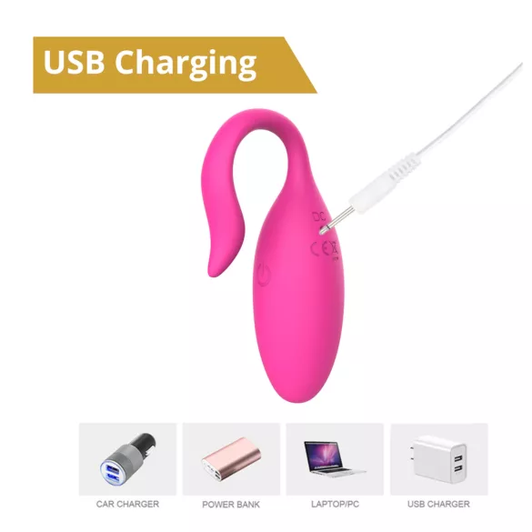 Sweet Play - huevo vibrador inteligente - control remoto - rosa