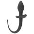 Wild Play - plug anal con cola (negro)