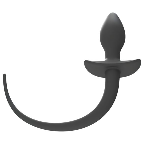 Wild Play - plug anal con cola - silicona negra