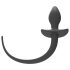 Wild Play - plug anal con cola (negro)