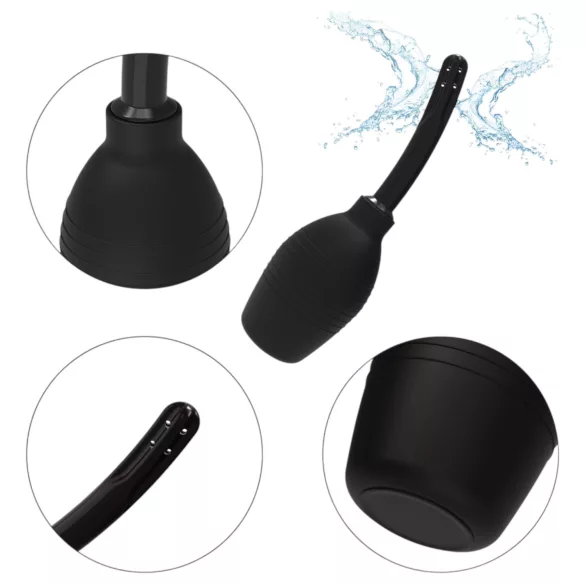Wild Play - ducha íntima - silicona negra