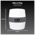 Erospace Men's Play - masturbador discreto vibrador para hombres (blanco)