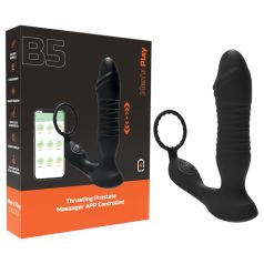  Men's Play - inteligente, empujador vibrador anal (negro)