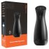 Men's Play - masturbador succionador y vibrador con función de calentamiento (negro)