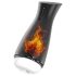 Men's Play - masturbador succionador y vibrador con función de calentamiento (negro)