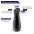 Men's Play - masturbador succionador y vibrador con función de calentamiento (negro)