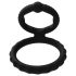 Juguete Masculino - Anillo Negro para Pene y Testículos