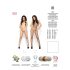 Passion BS001 - Mono de Red de Malla Grande (Blanco) - Tallas S-L