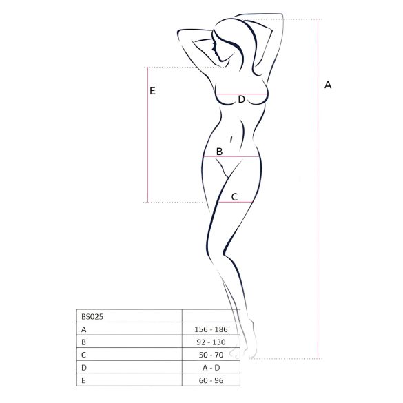 Passion BS025 - minivestido manga larga - negro - talla S-L