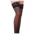 Passion ST003 - medias de encaje (negro)