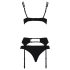 Passion Floris - conjunto de lencería (negro) - L/XL
