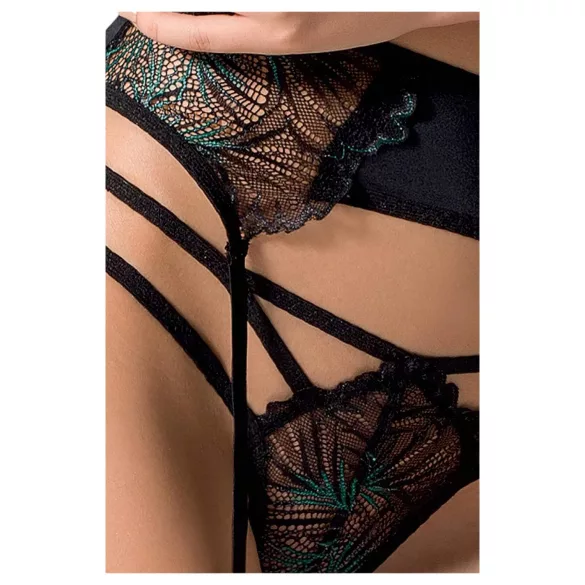 Passion Floris - conjunto de lencería - negro