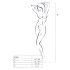Conjunto de red blanca Passion BS056 - Tallas S-L