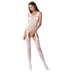 Passion BS061 - conjunto de red floral (blanco) - S-L