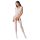 Passion BS061 - conjunto floral de red (blanco) - Talla S-L