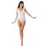 Passion BS064 - Body de red abierto (blanco) - Tallas S-L