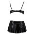 Conjunto Passion Deby - Sujetador y Minifalda (Negro)