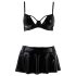 Conjunto Passion Deby - Sujetador y Minifalda (Negro)