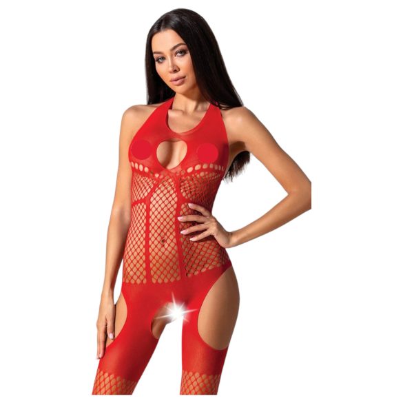 Passion BS079 - conjunto de red - color rojo - talla S-L