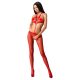 Passion BS080 - mono corto sexi - rojo (S-L)