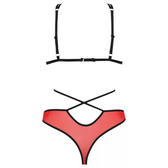 Passion Peonia - conjunto sujetador (rojo)