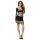 Passion BS105 - minivestido de red (negro) - S-L