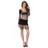 Passion BS105 - minivestido de red (negro) - S-L
