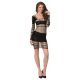 Passion BS105 - minivestido de red (negro) - S-L