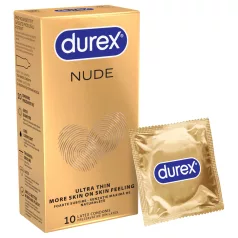   Durex Nude - preservativo ultrafino - látex - caja 10 unidades