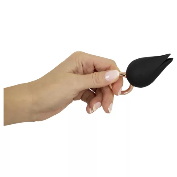 Belou - vibrador para dedos - silicona negra