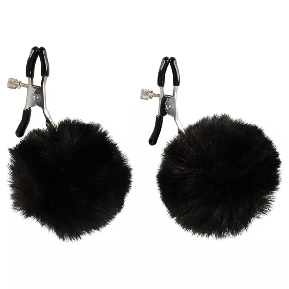 Magic Shiver - pinza para pezones - acero negro - ecológico