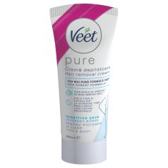   Veet Pure - crema depilatoria cuerpo y piernas - piel sensible - 200 ml