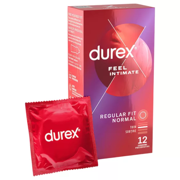 Durex Feel Intimate - preservativos finos - paquete 2x12 unidades