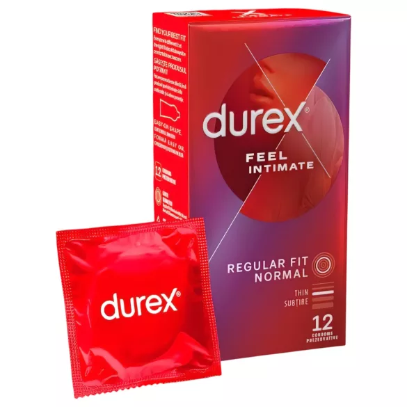 Durex Feel Intimate - preservativos finos - paquete 2x12 unidades