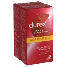   Durex Feel Ultra Thin - preservativos ultrafinos realistas (2x10uds)